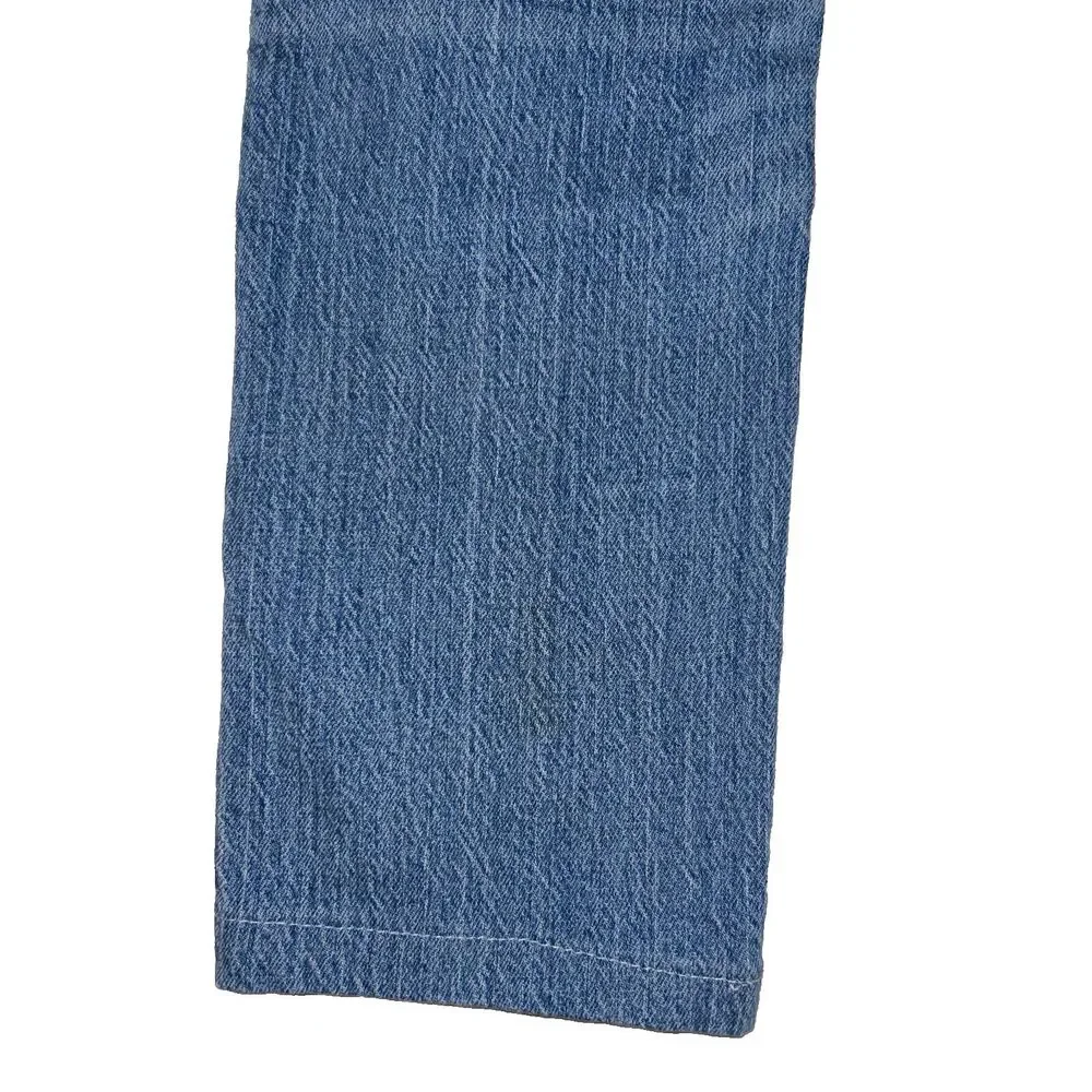 LEVI's 501 Skinny Jeans Blue Denim Children's 12 Hemmed Pants Adjustable Waist